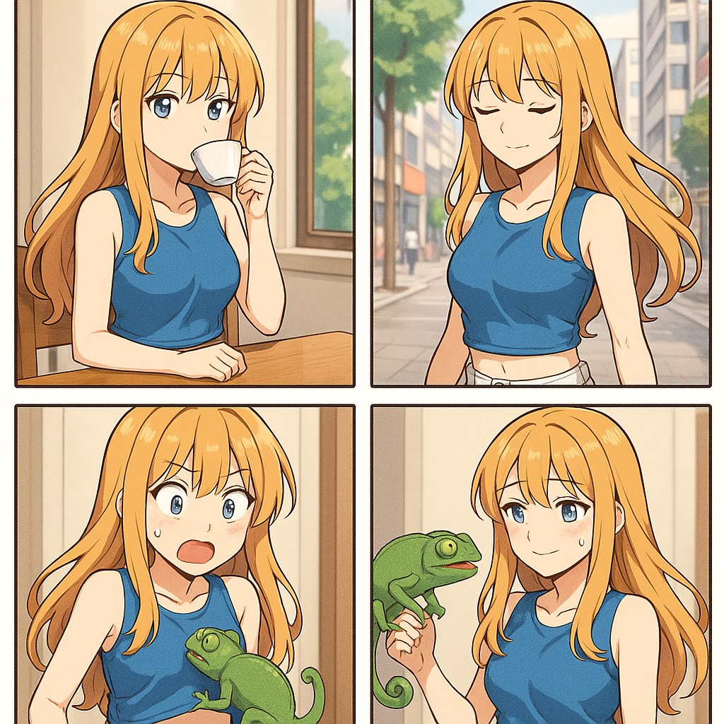 ヒロインとカメレオン
