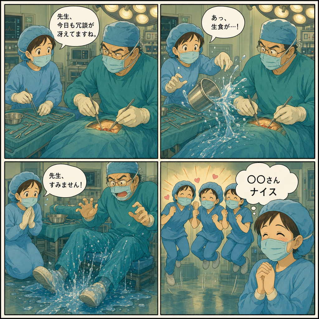 オペ中に、、、