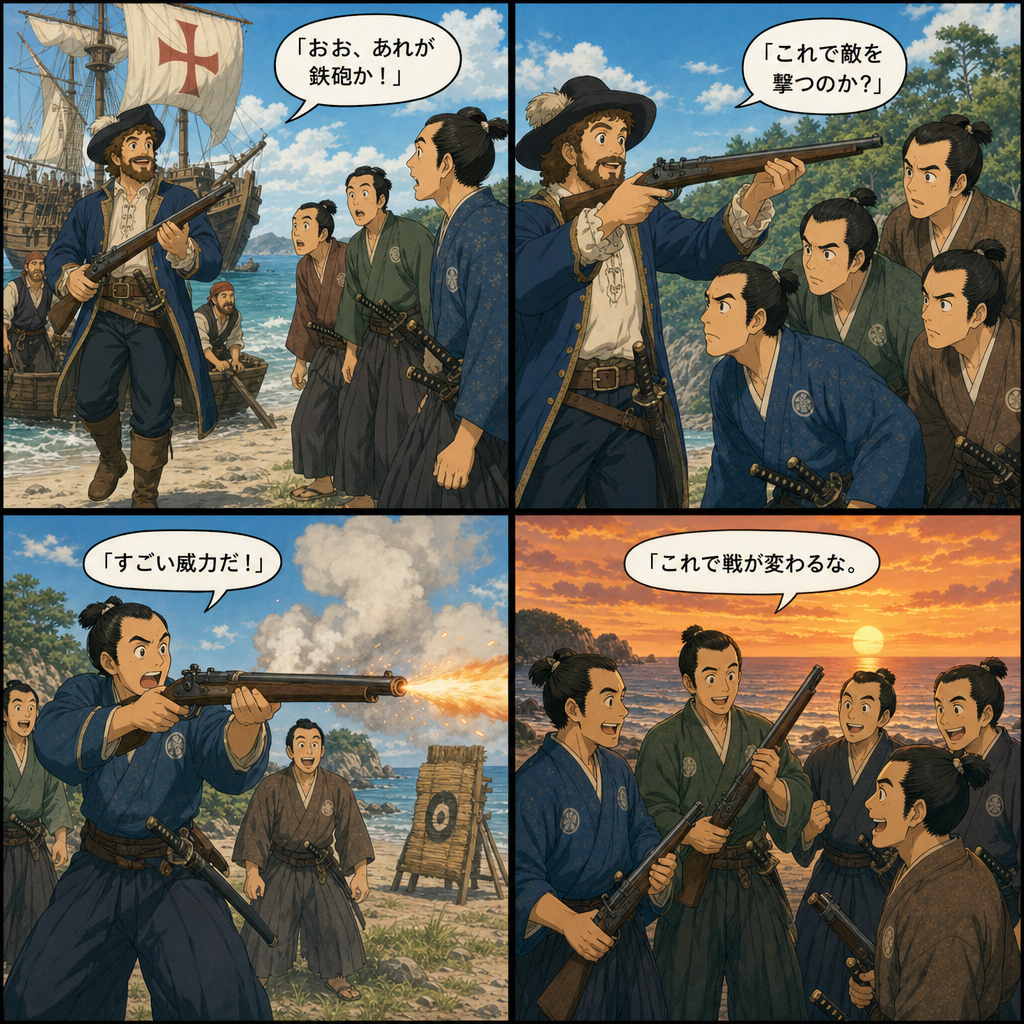 鉄砲伝来